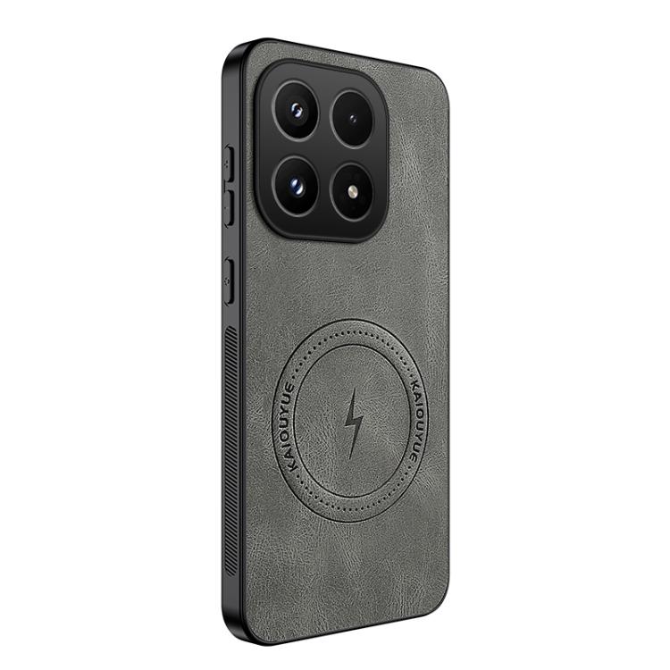 For Xiaomi 17 WANLONFENG SD Series Nappa Texture Magnetic Phone Case(Grey)