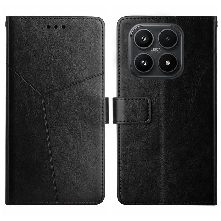 For Xiaomi 17 Y-shaped Pattern Flip Leather Phone Case(Black)
