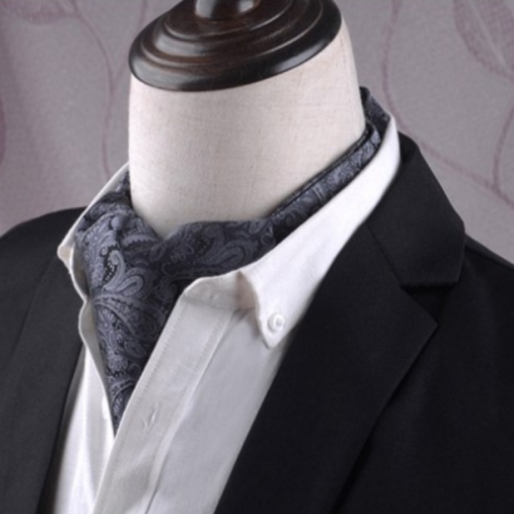 Gentleman's Style Polyester Jacquard Men's Trendy Scarf Fashion Dress Suit Shirt British Style Scarf(L233)