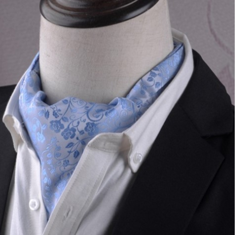 Gentleman's Style Polyester Jacquard Men's Trendy Scarf Fashion Dress Suit Shirt British Style Scarf(L255)