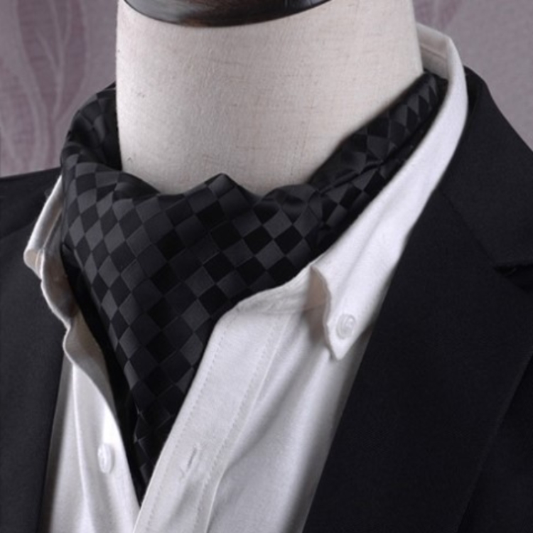 Gentleman's Style Polyester Jacquard Men's Trendy Scarf Fashion Dress Suit Shirt British Style Scarf(L256)