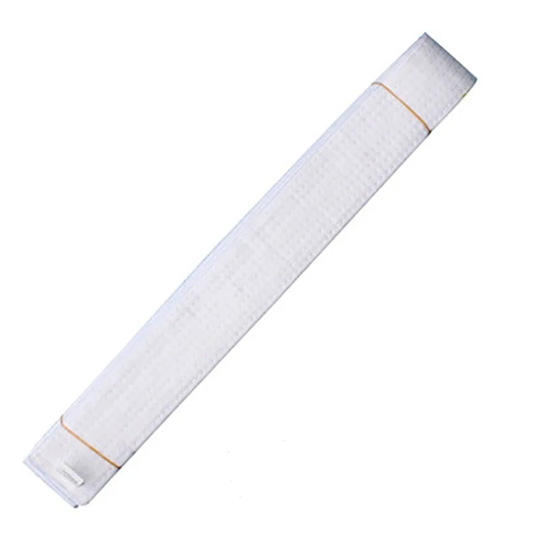 Grade Certified Taekwondo Belt Karate Waist Belt Taekwondo Uniforms Sash, Size: 2.6m(White Belt)