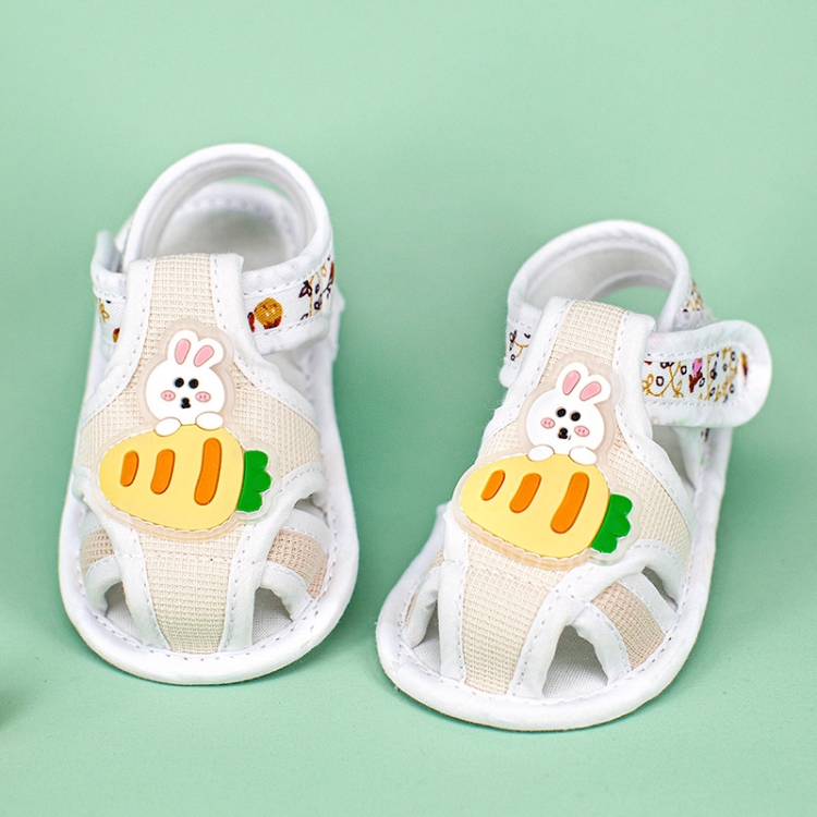 Infant Non-Slip Toddler Shoes Summer Sandals, Color: 383 Bunny Yellow(Size13/11.5cm)