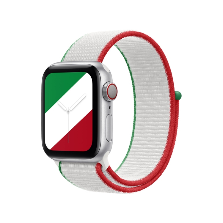 International Series Loopback Watch Bands For Apple Watch Series 9&8&7 41mm / SE 3&SE 2&6&SE&5&4 40mm / 3&2&1 38mm(Mexico)