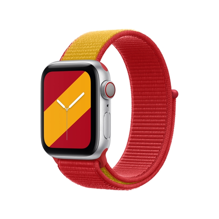 International Series Loopback Watch Bands For Apple Watch Series 9&8&7 41mm / SE 3&SE 2&6&SE&5&4 40mm / 3&2&1 38mm(Spanish)