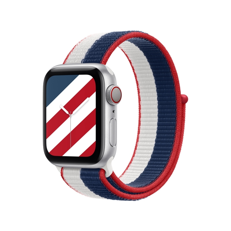 International Series Loopback Watch Bands For Apple Watch Series 9&8&7 41mm / SE 3&SE 2&6&SE&5&4 40mm / 3&2&1 38mm(United States)