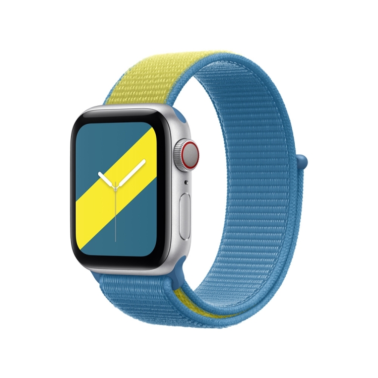 International Series Loopback Watch Bands For Apple Watch Ultra 49mm&Watch Ultra 2 49mm / Series 9&8&7 45mm / SE 3&SE 2&6&SE&5&4 44mm / 3&2&1 42mm(Sweden)