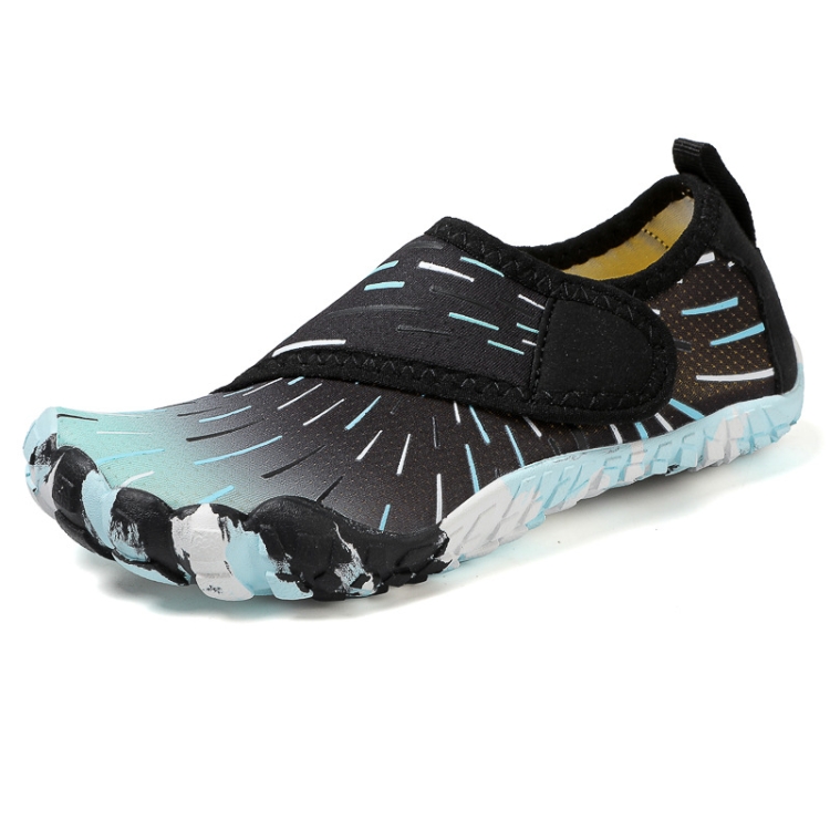 Kids Quick-drying Breathable Beach Shoes Aqua Socks Barefoot Swim Sneakers, Size: 30(Black)