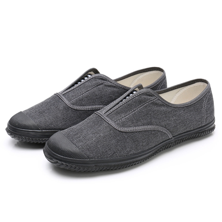 LuTai Men Loafers Rubber Sole Shoes Breathable Wear-Resistant Casual Shoes - Miniatura 2