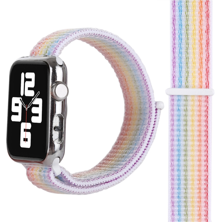 Magic Paste Nylon Watch Band for Apple Watch Series 3 & 2 & 1 42mm(Colour)