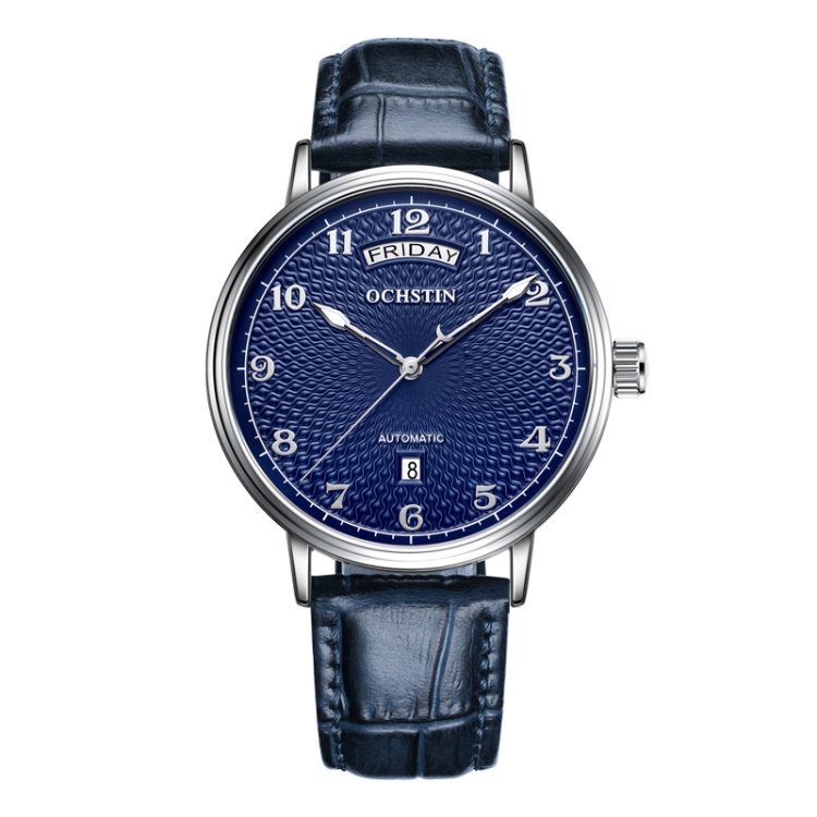 OCHSTIN 6141A Masterpiece Day-date Mechanical Men Watch(Blue-Blue)