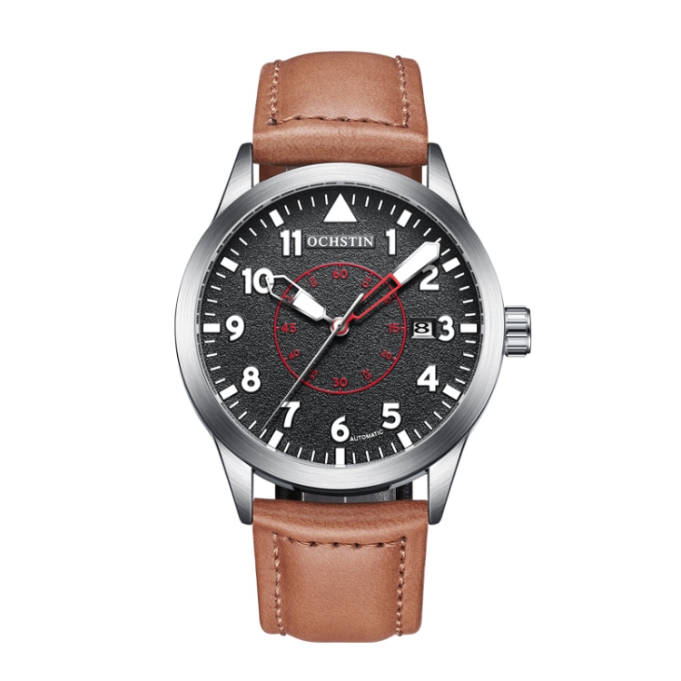 OCHSTIN 62028C Master Series Luminous Mechanical Men Watch(Brown)