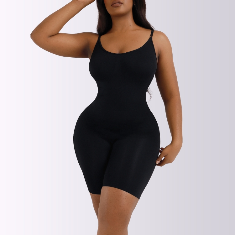One-piece Hip Lifting Seamless Body Shaper Ladies Corset Waist Belly Pants, Size: XXXL(Black)