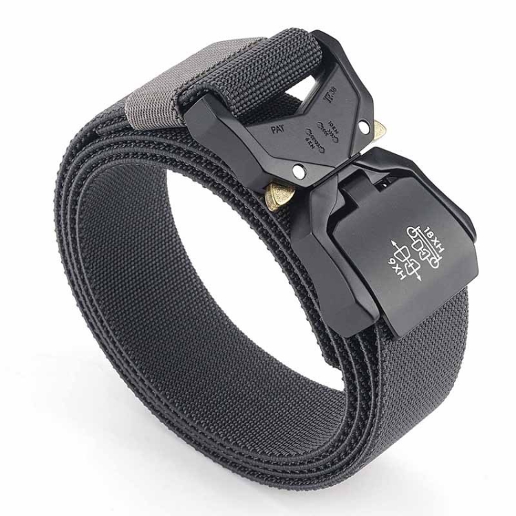 Outdoor Aluminum Alloy Lightweight Stretch Woven Belt(140cm Dark Gray)
