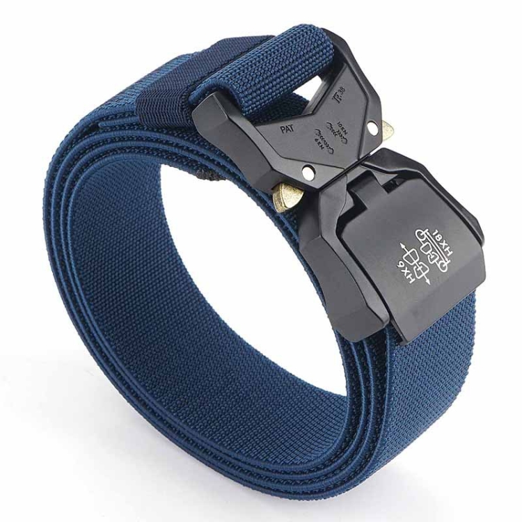 Outdoor Aluminum Alloy Lightweight Stretch Woven Belt(140cm Sapphire)