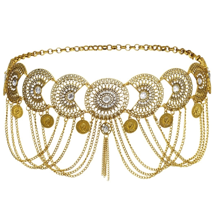 Portrait Shooting Jewelry Dance Performance Accessories, Spec: Waist Chain D
