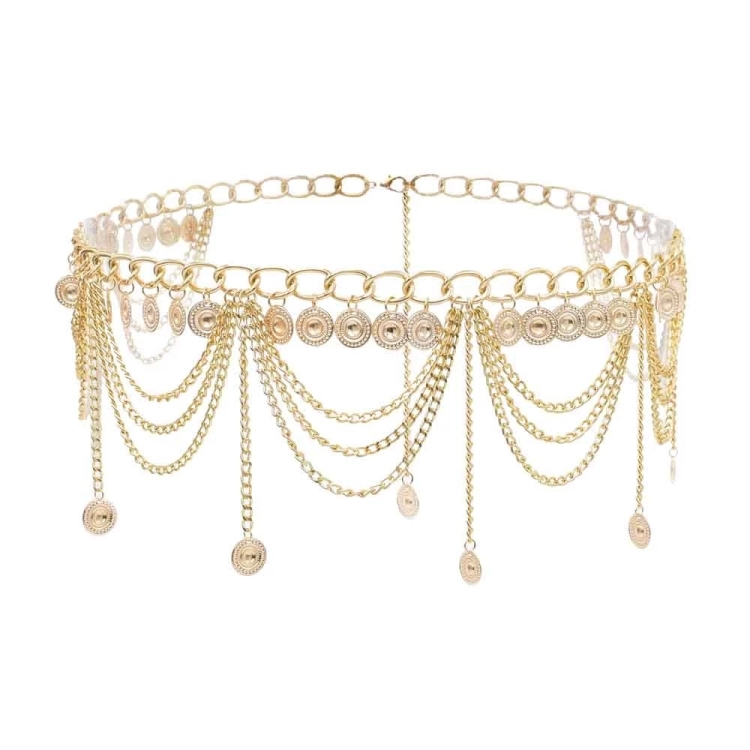 Portrait Shooting Jewelry Dance Performance Accessories, Spec: Waist Chain J