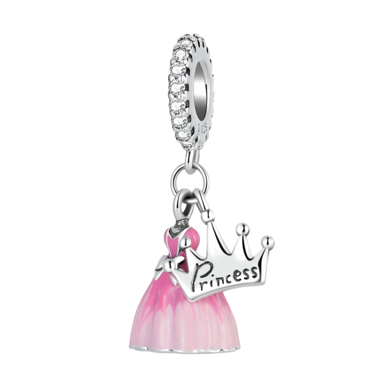 SCC2203 Princess Skirt DIY Bracelet Pearl Pink Retro Fantasy Pendant Jewelry Accessories