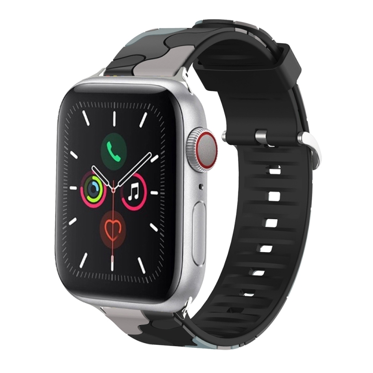 Silicone Replaceable Watch Band For Apple Watch Series 9&8&7 41mm / SE 3&SE 2&6&SE&5&4 40mm / 3&2&1 38mm(7)