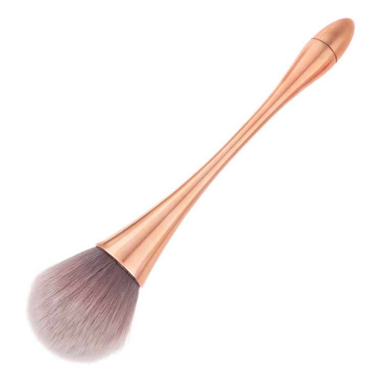 Single Small Waist Makeup Brush Nail Powder Dust Blush Loose Powder Brush, Specification: Golden Rod Brown Hair