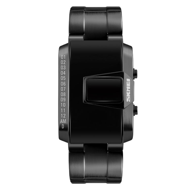 SKMEI 1179 Multifunctional Men Outdoor Sports Noctilucent Waterproof LED Digital Watch(Black)