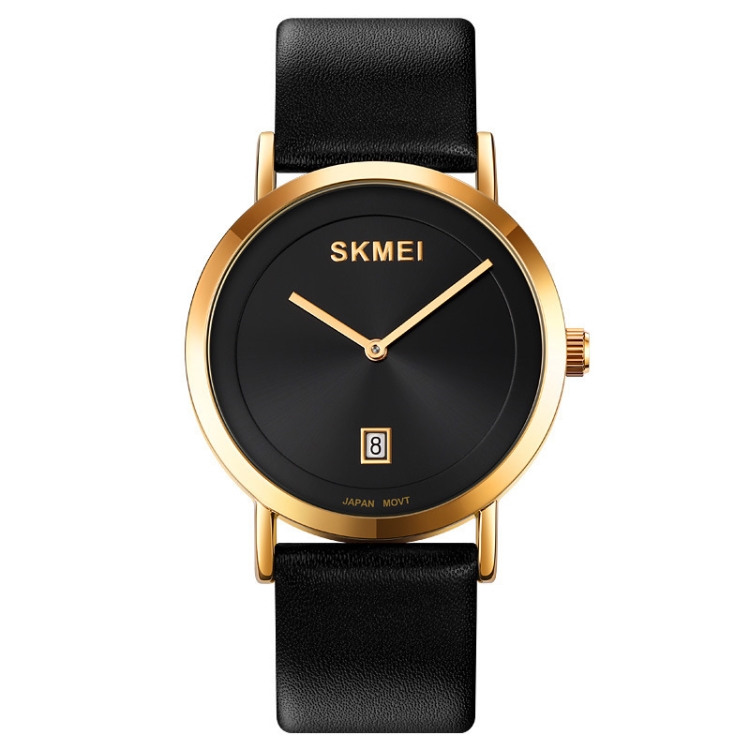 SKMEI 1907 Multifunctional Men 30M Waterproof Fashion Quartz Digital Wrist Watch(Gold)