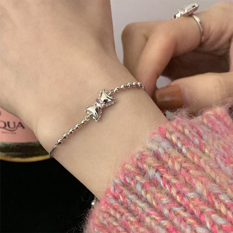 Sterling Silver Gypsophila Beanie Ladies Bracelet, Specification:SL0754