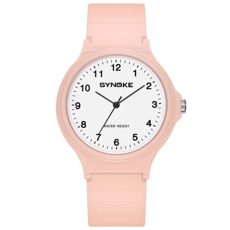 SYNOKE 9109 Digital Display Silent Waterproof Sports Student Watch(Pink)