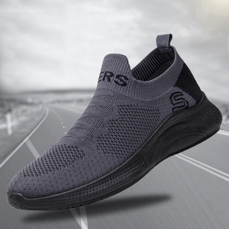 TL-207 Flying Weave Breathable Sports Shoes Men Casual Shoes - Miniatura 2