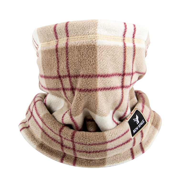YIPINU YPU-2 Autumn / Winter Warm Outdoor Cycling Windproof Fleece Bib, Size: Free Code(Khaki)